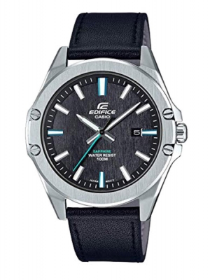 CASIO นาฬิกาคาสิโอ นาฬิกาข้อมือ นาฬิกากันน้ำ นาฬิกาของแท้ ประกันศูนย์ CMG 1 ปี รุ่น EFR-S107L-1A นาฬิกาสีดำ