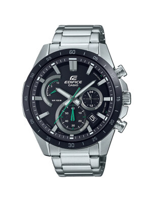 CASIO EDIFICE นาฬิกาข้อมือ นาฬิกากันน้ำ นาฬิกาของแท้ ประกันศูนย์ CMG 1 ปี รุ่น EFR-573DB-1A นาฬิกาสีดำ