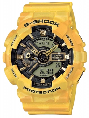 CASIO G-SHOCK นาฬิกา CASIO G-SHOCK รุ่น GA-110CM-9 ของแท้ประกันศูนย์ CMG 1ปี GA-110CM-9 นาฬิกาสีเหลือง
