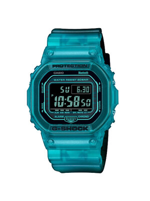 CASIO G-SHOCK นาฬิกาข้อมือ นาฬิกากันน้ำ นาฬิกาของแท้ ประกันศูนย์ CMG 1 ปี รุ่น DW-B5600G-2 นาฬิกาสีฟ้า