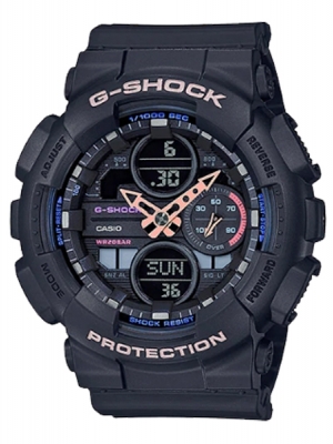 CASIO G-SHOCK นาฬิกาข้อมือ นาฬิกากันน้ำ นาฬิกาของแท้ ประกันศูนย์ CMG 1 ปี รุ่น GMA-S140-1A นาฬิกาสีดำ
