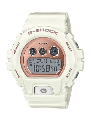 CASIO G-SHOCK นาฬิกาข้อมือ นาฬิกากันน้ำ นาฬิกาของแท้ ประกันศูนย์ CMG 1 ปี รุ่น GMD-S6900MC-7D นาฬิกาสีขาว