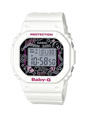 CASIO BABY-G นาฬิกาข้อมือ นาฬิกากันน้ำ นาฬิกาของแท้ ประกันศูนย์ CMG 1 ปี รุ่น BGD-560SK-7D นาฬิกาสีขาว