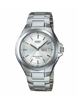 CASIO นาฬิกาคาสิโอ นาฬิกาข้อมือ นาฬิกากันน้ำ นาฬิกาของแท้ ประกันศูนย์ CMG 1 ปี รุ่น MTP-1228D-7A นาฬิกาสีเงิน