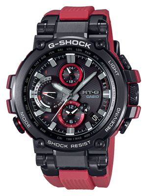 CASIO G-SHOCK นาฬิกาข้อมือ นาฬิกากันน้ำ นาฬิกาของแท้ ประกันศูนย์ CMG 1 ปี รุ่น MTG-B1000B-1A4 นาฬิกาสีดำ