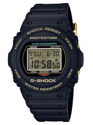 CASIO G-SHOCK นาฬิกาข้อมือ นาฬิกากันน้ำ นาฬิกาของแท้ ประกันศูนย์ CMG 1 ปี รุ่น DW-5735D-1B นาฬิกาสีดำ