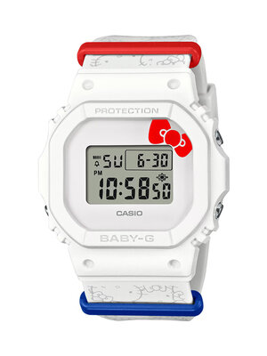 CASIO BABY-G นาฬิกาข้อมือ นาฬิกากันน้ำ นาฬิกาของแท้ ประกันศูนย์ CMG 1 ปี รุ่น BGD-565KT-7 นาฬิกาสีขาว
