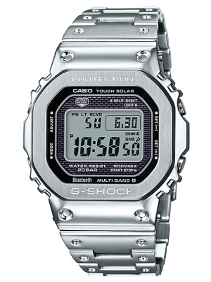 CASIO G-SHOCK MID YEAR SALE G-SHOCK นาฬิกาข้อมือ นาฬิกากันน้ำ นาฬิกาของแท้ ประกันศูนย์ CMG 1 ปี รุ่น GMW-B5000D-1D นาฬิกาสีเงิน