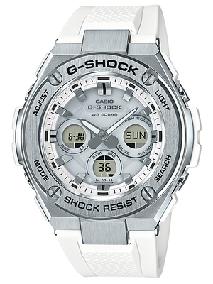 CASIO G-SHOCK นาฬิกาข้อมือ นาฬิกากันน้ำ นาฬิกาของแท้ ประกันศูนย์ CMG 1 ปี รุ่น GST-S310-7A นาฬิกาสีขาว