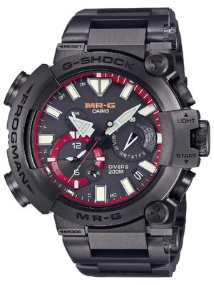 CASIO G-SHOCK นาฬิกาข้อมือ นาฬิกากันน้ำ นาฬิกาของแท้ ประกันศูนย์ CMG 1 ปี รุ่น FROGMAN MRG-BF1000B-1A นาฬิกาสีดำ