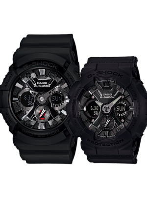CASIO G-SHOCK นาฬิกาข้อมือ นาฬิกากันน้ำ นาฬิกาของแท้ ประกันศูนย์ CMG 1 ปี รุ่น GA-201-1A / GMA-S120MF-1 นาฬิกาสีดำ