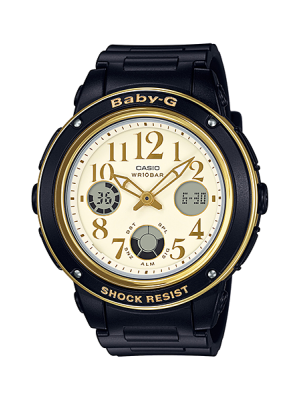 CASIO BABY-G นาฬิกาข้อมือ นาฬิกากันน้ำ นาฬิกาของแท้ ประกันศูนย์ CMG 1 ปี รุ่น BGA-151EF-1B นาฬิกาสีดำ