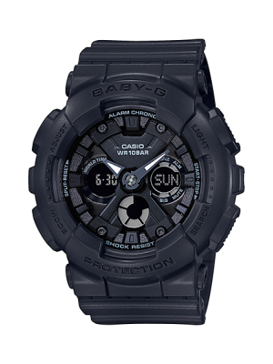 CASIO BABY-G นาฬิกาข้อมือ นาฬิกากันน้ำ นาฬิกาของแท้ ประกันศูนย์ CMG 1 ปี รุ่น BA-130-1A นาฬิกานาฬิกาสีดำ