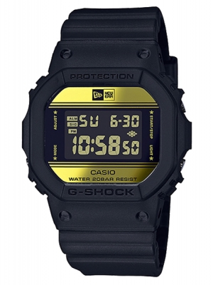 CASIO G-SHOCK นาฬิกาข้อมือ นาฬิกากันน้ำ นาฬิกาของแท้ ประกันศูนย์ CMG 1 ปี รุ่น DW-5600NE-1D นาฬิกาสีดำ