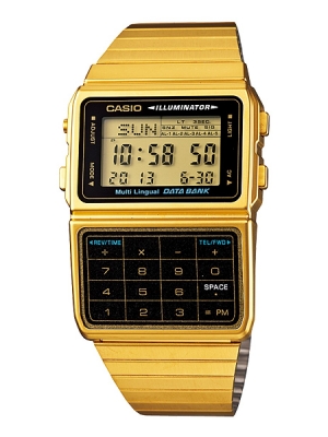 CASIO นาฬิกาคาสิโอ นาฬิกาข้อมือ นาฬิกากันน้ำ นาฬิกาของแท้ ประกันศูนย์ CMG 1 ปี รุ่น DBC-611G-1A นาฬิกาสีทอง