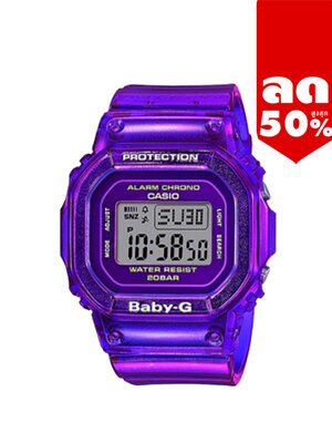CASIO BABY-G นาฬิกาข้อมือ นาฬิกากันน้ำ นาฬิกาของแท้ ประกันศูนย์ CMG 1 ปี รุ่น BGD-560S-6D นาฬิกาสีม่วง
