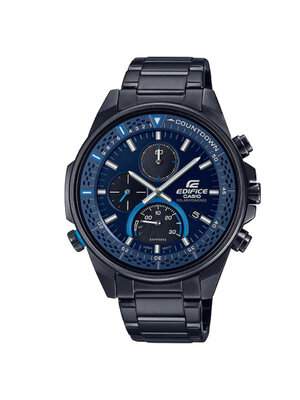 CASIO EDIFICE นาฬิกาข้อมือ นาฬิกากันน้ำ นาฬิกาของแท้ ประกันศูนย์ CMG 1 ปี รุ่น EFS-S590DC-2A นาฬิกาสีดำ