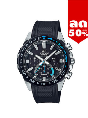 CASIO EDIFICE นาฬิกาข้อมือ นาฬิกากันน้ำ นาฬิกาของแท้ ประกันศูนย์ CMG 1 ปี รุ่น EFS-S550PB-1A นาฬิกาสีดำ