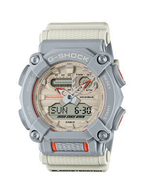 CASIO G-SHOCK นาฬิกาข้อมือ นาฬิกากันน้ำ นาฬิกาของแท้ ประกันศูนย์ CMG 1 ปี รุ่น GA-900BEP-8A นาฬิกาสีเทา