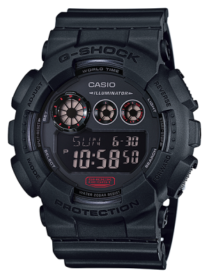 CASIO G-SHOCK นาฬิกาข้อมือ นาฬิกากันน้ำ นาฬิกาของแท้ ประกันศูนย์ CMG 1 ปี รุ่น GD-120MB-1 นาฬิกาสีดำ