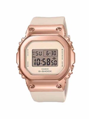 CASIO MID YEAR SALE G-SHOCK พร้อมส่ง นาฬิกาข้อมือ นาฬิกากันน้ำ นาฬิกาของแท้ ประกันศูนย์ CMG 1 ปี รุ่น GM-S5600PG-4 นาฬิกาสีชมพู