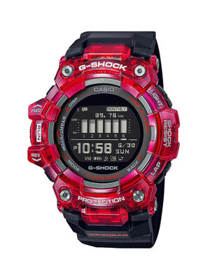 CASIO G-SHOCK นาฬิกาข้อมือ นาฬิกากันน้ำ นาฬิกาของแท้ ประกันศูนย์ CMG 1 ปี รุ่น GBD-100SM-4A1 นาฬิกาสีแดง