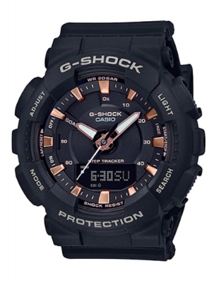 CASIO G-SHOCK นาฬิกาข้อมือ นาฬิกากันน้ำ นาฬิกาของแท้ ประกันศูนย์ CMG 1 ปี รุ่น GMA-S130PA-1A นาฬิกาสีดำ