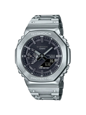 CASIO G-SHOCK นาฬิกาข้อมือ นาฬิกากันน้ำ นาฬิกาของแท้ ประกันศูนย์ CMG 1 ปี รุ่น GM-B2100D-1A นาฬิกาสีเงิน