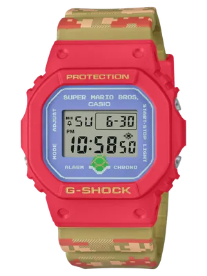 CASIO G-SHOCK นาฬิกาข้อมือ นาฬิกากันน้ำ นาฬิกาของแท้ ประกันศูนย์ CMG 1 ปี รุ่น DW-5600SMB-4 นาฬิกาสีแดง