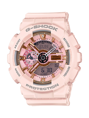 CASIO G-SHOCK นาฬิกาข้อมือ นาฬิกากันน้ำ นาฬิกาของแท้ ประกันศูนย์ CMG 1 ปี รุ่น GMA-S110MP-4A1 นาฬิกาสีชมพู