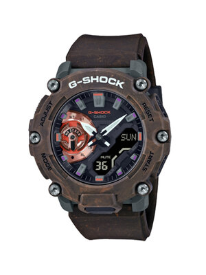CASIO G-SHOCK นาฬิกาข้อมือ นาฬิกากันน้ำ นาฬิกาของแท้ ประกันศูนย์ CMG 1 ปี รุ่น GA-2200MFR-5A นาฬิกาสีน้ำตาล