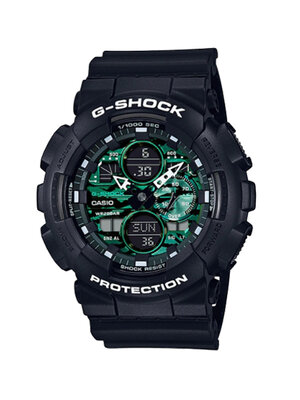 CASIO G-SHOCK นาฬิกาข้อมือ นาฬิกากันน้ำ นาฬิกาของแท้ ประกันศูนย์ CMG 1 ปี รุ่น GA-140MG-1A นาฬิกาสีดำ