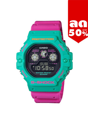 CASIO MID YEAR SALE G-SHOCK พร้อมส่ง นาฬิกาข้อมือ นาฬิกากันน้ำ นาฬิกาของแท้ ประกันศูนย์ CMG 1 ปี รุ่น DW-5900DN-3D นาฬิกาสีเขียว