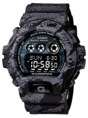 CASIO G-SHOCK นาฬิกาข้อมือ นาฬิกากันน้ำ นาฬิกาของแท้ ประกันศูนย์ CMG 1 ปี รุ่น GD-X6900MH-1JR นาฬิกาสีดำ