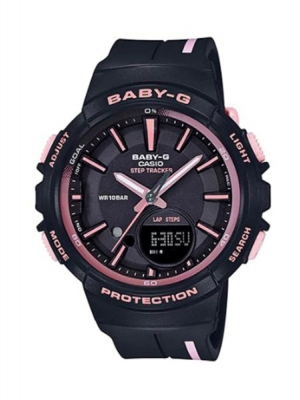 CASIO BABY-G นาฬิกาข้อมือ นาฬิกากันน้ำ นาฬิกาของแท้ ประกันศูนย์ CMG 1 ปี รุ่น BGS-100RT-1A นาฬิกาสีดำ