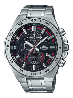 CASIO EDIFICE นาฬิกาข้อมือ นาฬิกากันน้ำ นาฬิกาของแท้ ประกันศูนย์ CMG 1 ปี รุ่น EFR-564D-1A นาฬิกาสีเงิน