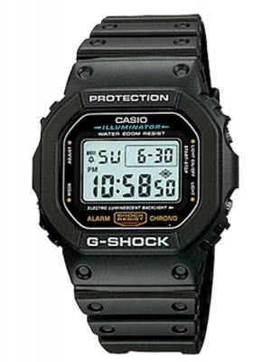 CASIO G-SHOCK นาฬิกาข้อมือ นาฬิกากันน้ำ นาฬิกาของแท้ ประกันศูนย์ CMG 1 ปี รุ่น DW-5600UE-1 นาฬิกาสีดำ