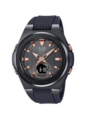 CASIO MID YEAR SALE G-MS นาฬิกาข้อมือ นาฬิกากันน้ำ นาฬิกาของแท้ ประกันศูนย์ CMG 1 ปี รุ่น MSG-C150G-1A นาฬิกาสีดำ