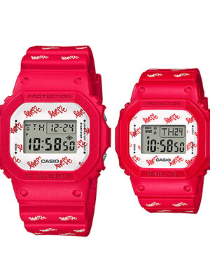 CASIO MID YEAR SALE LOVESET พร้อมส่ง นาฬิกาข้อมือ นาฬิกากันน้ำ นาฬิกาของแท้ ประกันศูนย์ CMG 1 ปี รุ่น LOV-20B-4 นาฬิกาสีแดง