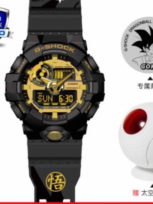 CASIO G-SHOCK นาฬิกาข้อมือ นาฬิกากันน้ำ นาฬิกาของแท้ ประกันศูนย์ CMG 1 ปี รุ่น GA-710GB-1 นาฬิกาสีดำ