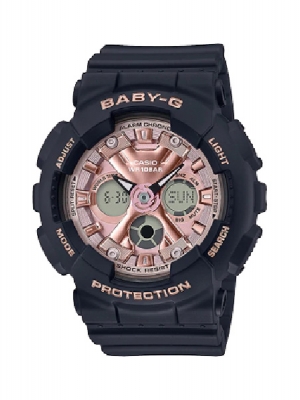 CASIO BABY-G นาฬิกาข้อมือ นาฬิกากันน้ำ นาฬิกาของแท้ ประกันศูนย์ CMG 1 ปี รุ่น BA-130-1A4 นาฬิกาสีดำ