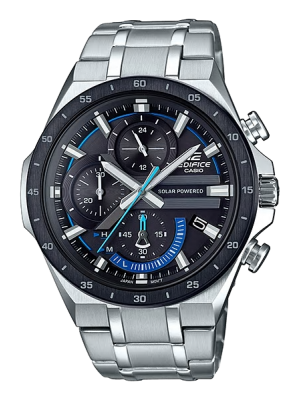 CASIO EDIFICE นาฬิกาข้อมือ นาฬิกากันน้ำ นาฬิกาของแท้ ประกันศูนย์ CMG 1 ปี รุ่น EQS-920DB-1B นาฬิกาสีเงิน