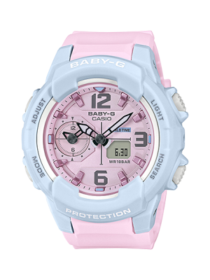 CASIO BABY-G นาฬิกาข้อมือ นาฬิกากันน้ำ นาฬิกาของแท้ ประกันศูนย์ CMG 1 ปี รุ่น BGA-230PC-2B นาฬิกาสีชมพู