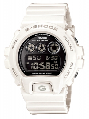 CASIO G-SHOCK นาฬิกาข้อมือ นาฬิกากันน้ำ นาฬิกาของแท้ ประกันศูนย์ CMG 1 ปี รุ่น DW-6900NB-7D นาฬิกาสีขาว