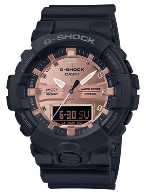 CASIO G-SHOCK นาฬิกาข้อมือ นาฬิกากันน้ำ นาฬิกาของแท้ ประกันศูนย์ CMG 1 ปี รุ่น GA-800MMC-1A นาฬิกาสีดำ