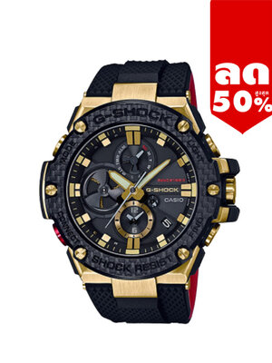 CASIO MID YEAR SALE G-SHOCK พร้อมส่ง นาฬิกาข้อมือ นาฬิกากันน้ำ นาฬิกาของแท้ ประกันศูนย์ CMG 1 ปี รุ่น GST-B100TFB-1A นาฬิกาสีดำ