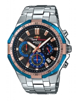 CASIO EDIFICE นาฬิกาข้อมือ นาฬิกากันน้ำ นาฬิกาของแท้ ประกันศูนย์ CMG 1 ปี รุ่น EFR-554TR-2A นาฬิกาสีเงิน