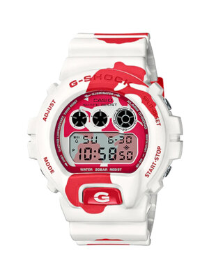 CASIO G-SHOCK นาฬิกาข้อมือ นาฬิกากันน้ำ นาฬิกาของแท้ ประกันศูนย์ CMG 1 ปี รุ่น DW-6900JK-4D นาฬิกาสีแดง