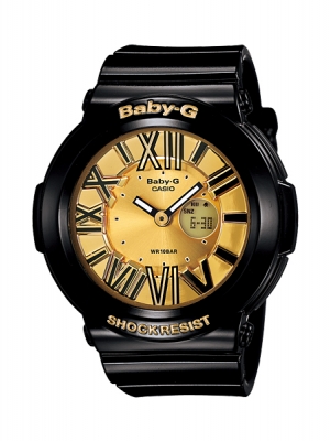 CASIO BABY-G นาฬิกาข้อมือ นาฬิกากันน้ำ นาฬิกาของแท้ ประกันศูนย์ CMG 1 ปี รุ่น BGA-160-1B นาฬิกาสีดำ