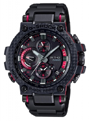 CASIO G-SHOCK นาฬิกาข้อมือ นาฬิกากันน้ำ นาฬิกาของแท้ ประกันศูนย์ CMG 1 ปี รุ่น MTG-B1000XBD-1A นาฬิกาสีดำ